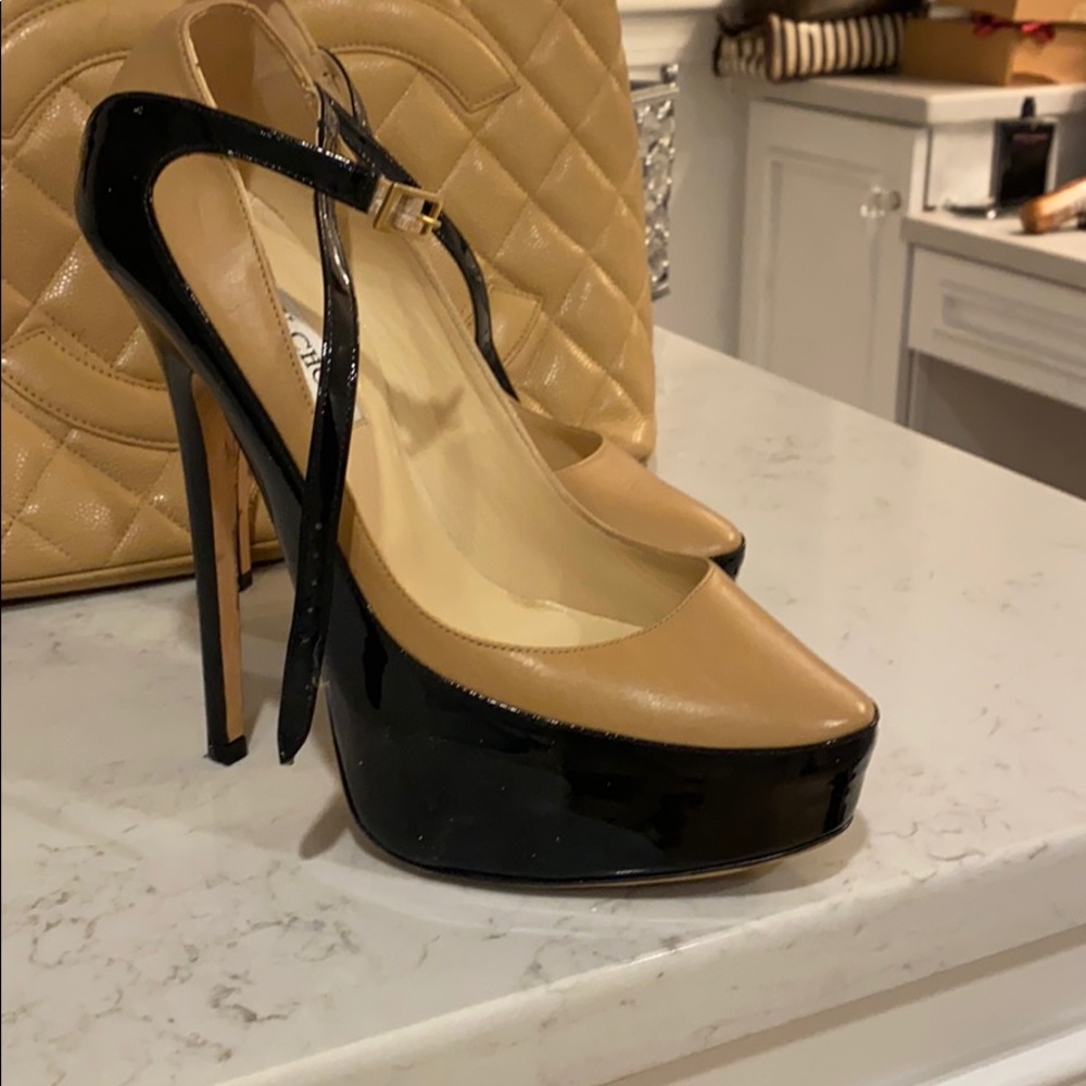 Jimmy Choo bi color pumps